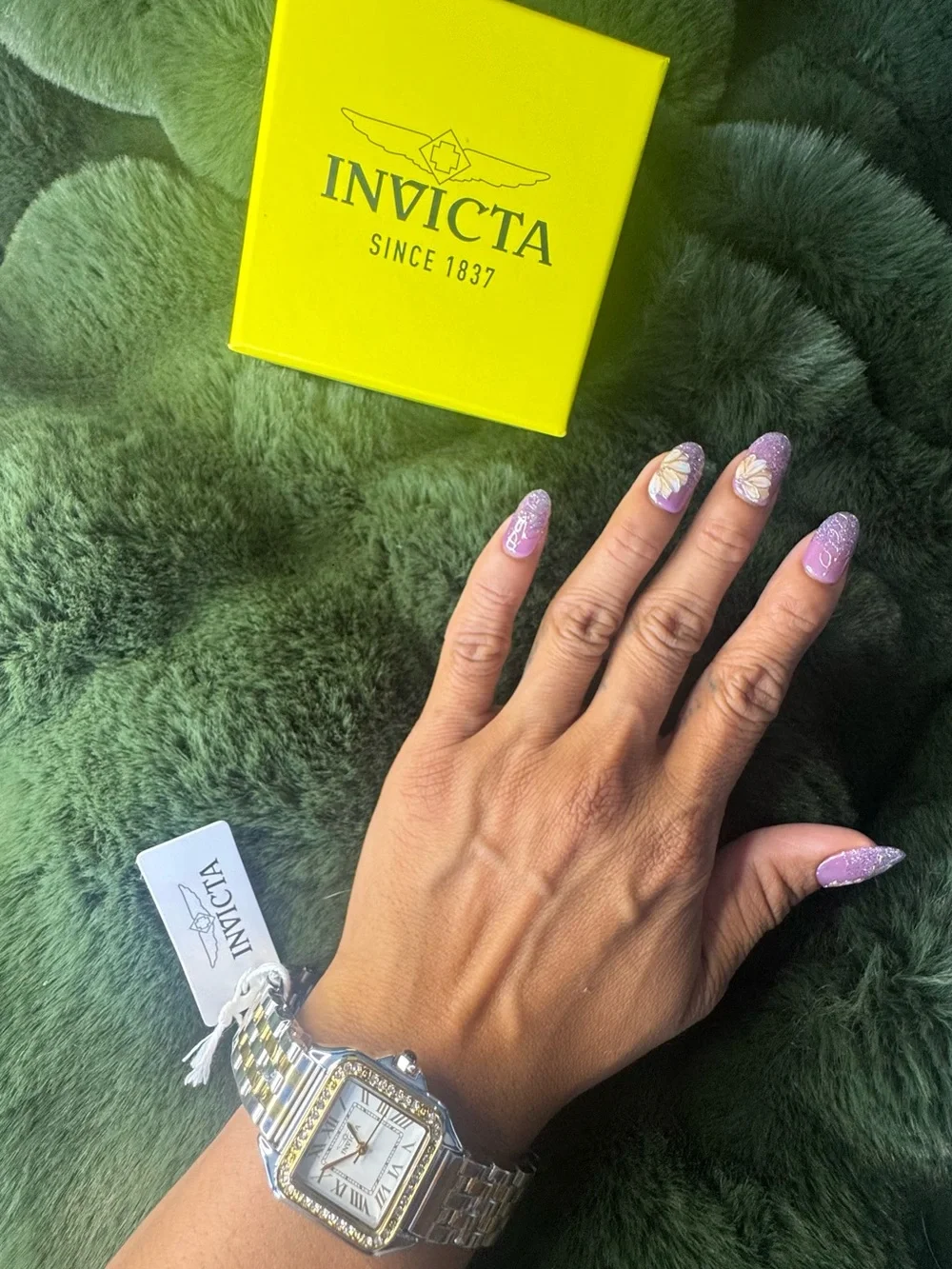 Invicta Two-Tone Gold and Silver Women’s Crystal Bezel Watch
